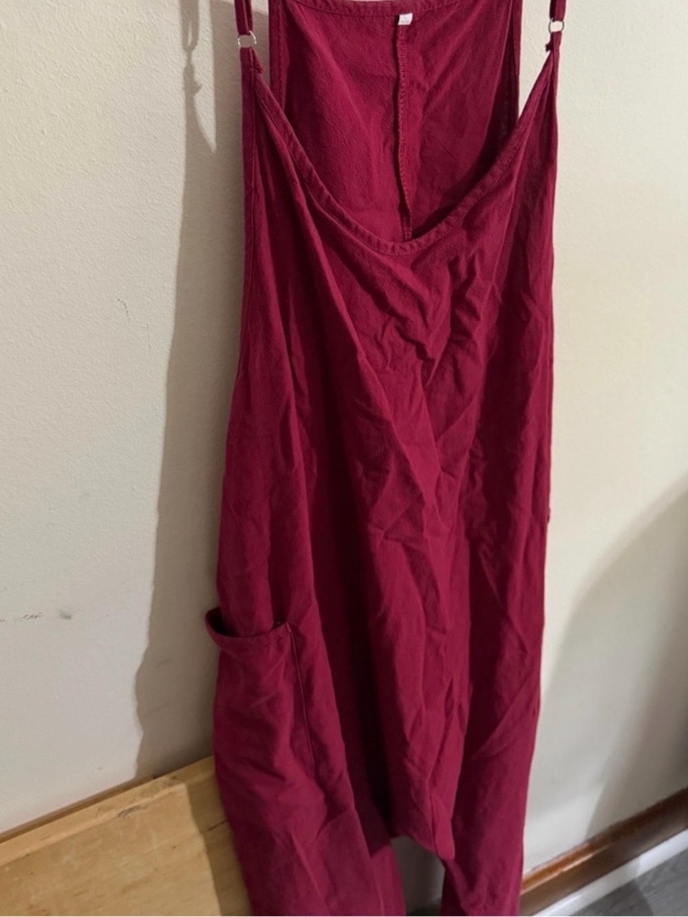 Amazon Size 2x Red Burgundy Jumpsuit